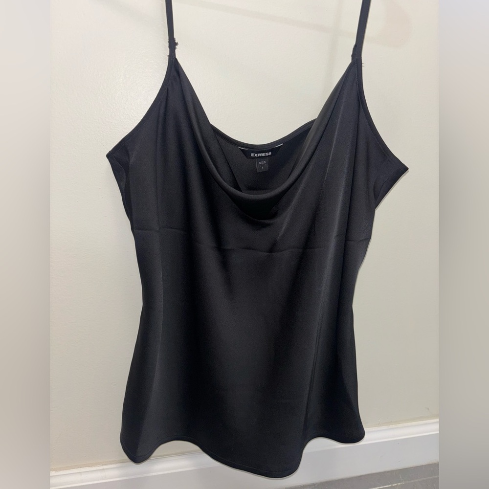 Express Black Cowl Neck top